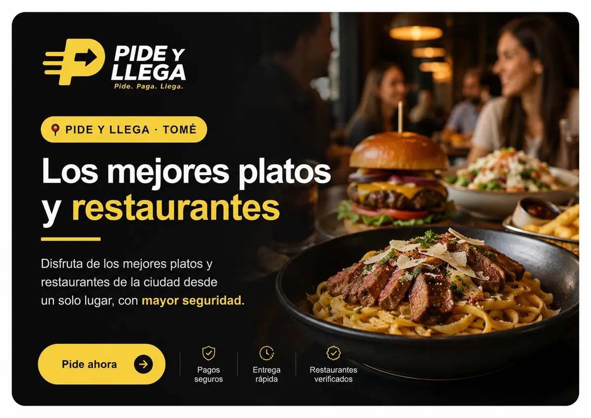Los mejores platos y restaurantes de Tomé con PIDE Y LLEGA